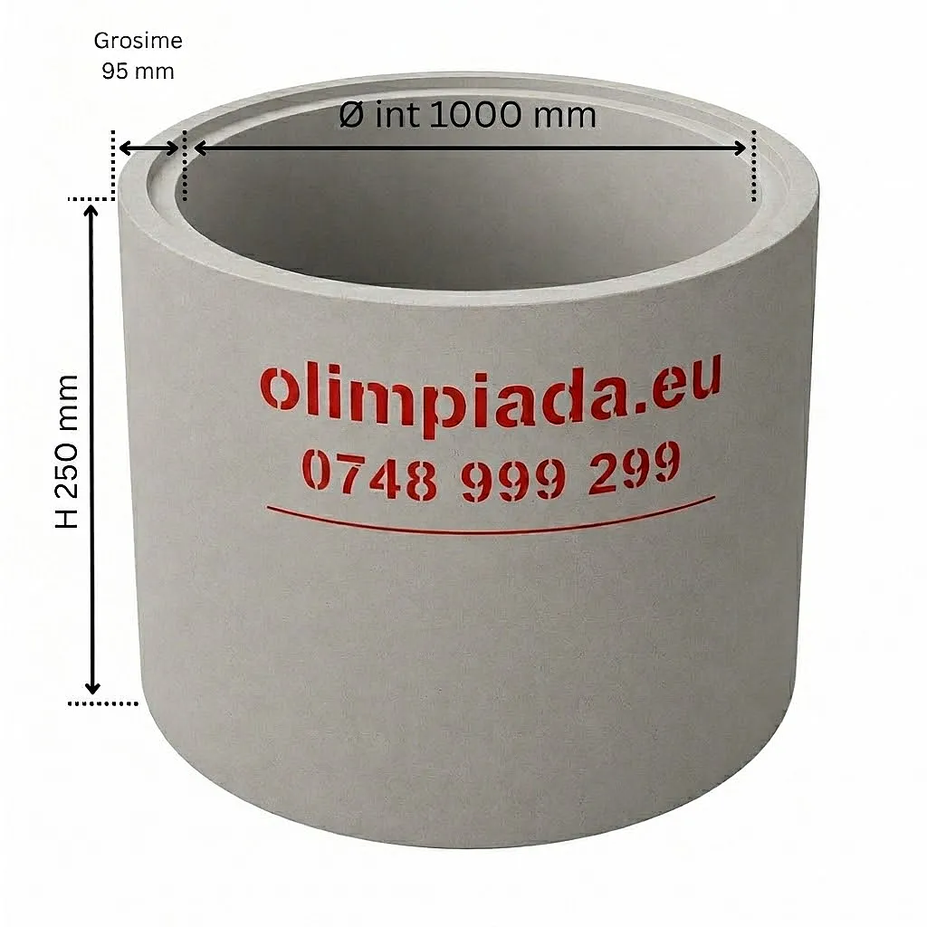 TUB  D 1000/ G 95/ H 250 MM - TRAFIC MEDIU