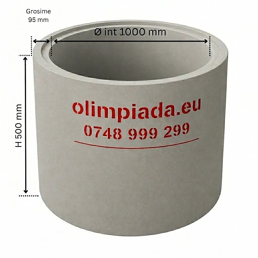 TUB  D 1000/ G 95/ H 500 MM - TRAFIC MEDIU